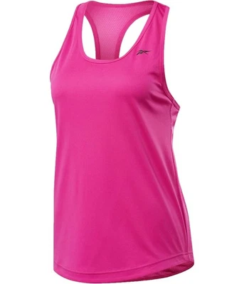 Camiseta sin mangas Reebok Performance Mesh Racerback para mujer, propnk, S Foto 1 de 2