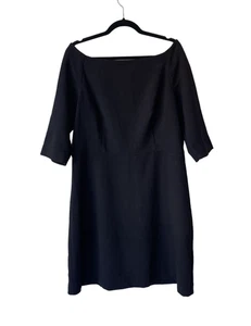 Abito da carriera Ann Taylor taglia 14 capsule guardaroba cocktail elasticizzato tubino ufficio - Foto 1 di 8