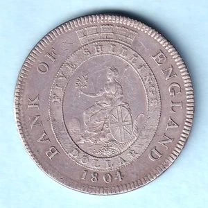 Great Britain. 1804 George 111 - Bank of England Dollar.. gVF - Imagen 1 de 2