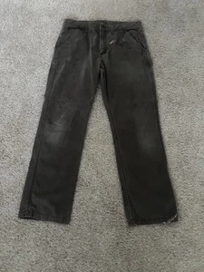 Carhartt Herren Relaxed Fit Grau Workwear Hose Größe 36x32 - Bild 1 von 6