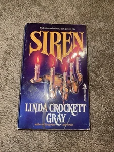 Rare Vintage SIREN Linda Crockett Gray Signed 1st Ed 1982 Tor Horror - Picture 1 of 9