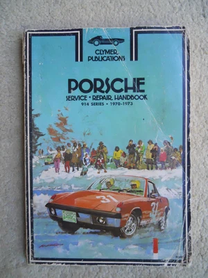 Manual de reparación de servicio Clymer Porsche serie 914 1970-1973 Foto 1 de 4