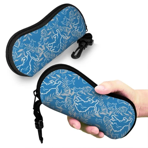 Detroit Lions Fans Lightweight Eyewear Bag Printed Glasses Case 6.7*3.1in Cover