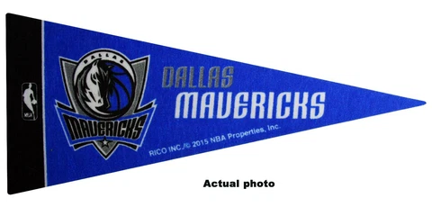 Dallas Mavericks NBA Mini Pennant 9"x4", New, Felt, Made in USA banner flag Cover