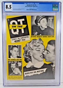 On the Q.T. #v1 #2 Barton Magazines Aug 1955 Marilyn Monroe CGC 8.5 CL51 - Picture 1 of 3