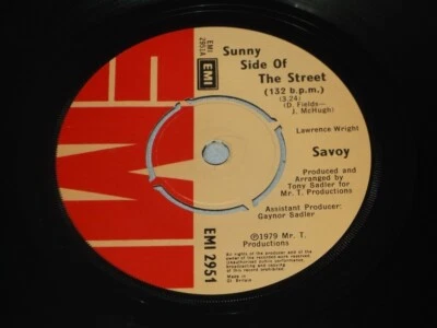 Savoy:   Sunny Side Of The Street  1979  EX+  7" - Image 1 of 3