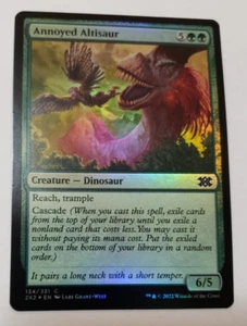 MTG Annoyed Altisaur 134 2X2 Double Masters 2022 Foil Common NM x1 - Picture 1 of 2