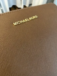 Michael Kors PVC oder Leder Umhängetasche Schultertasche Handtasche braun Tasche Messenger - Bild 1 von 11