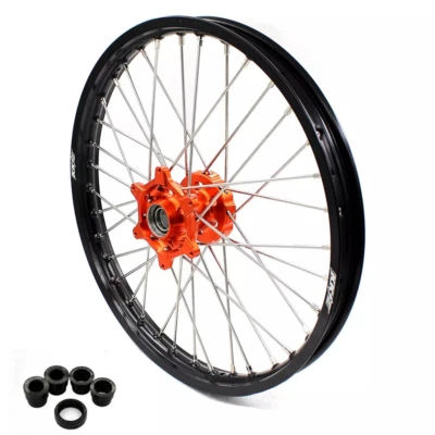 Juego de llantas delanteras CNC KKE 1.6*21 para KTM EXC SXF XCF XC 125-380CC 2000-2002 Foto 1 de 4