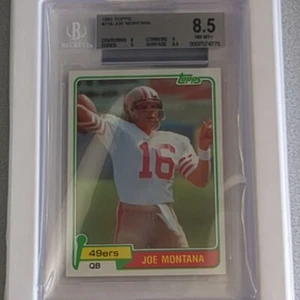 1981 Topps Joe Montana RC #216 BGS 8.5 🔥 49ers SuperBowl MVP HOF Legend! MVP! - Picture 1 of 9