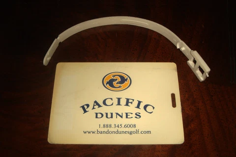 Used BANDON PACIFIC DUNES GOLF LINKS Guest BAG TAG Spirit of Scotland in Oregon Cover