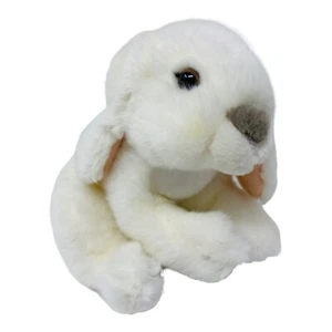 Animal Alley Plush White Bunny Rabbit 10" Lop-Ear Toys R Us 2017 Stuffed Animal - Picture 1 of 10