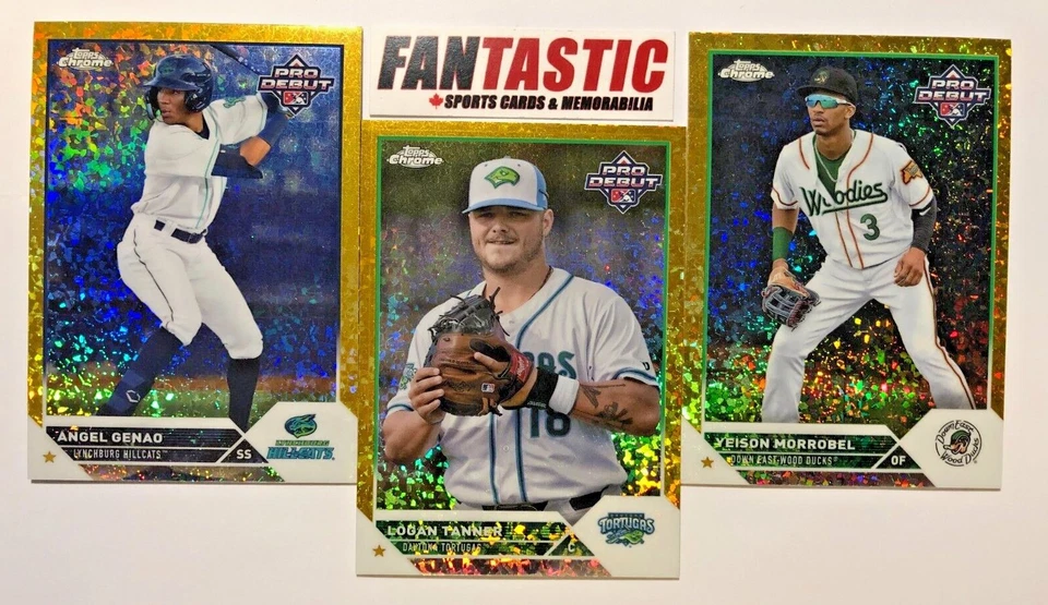 2023 Topps Pro Debut Gold Mini-Diamond CHROME Refractors /50 YOU PICK - Image 1 of 2