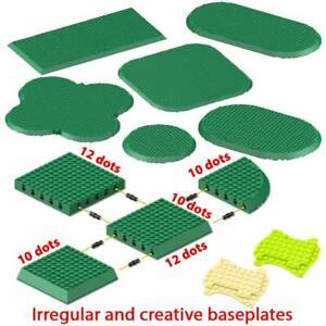 Creative Irregular Base Plates Splicing Multi-terrain Building Blocks for Lego