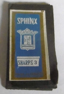 Alte Sphinx Nähnadeln, 18 Stück in Papiertasche Sharps 3 - Bild 1 von 3
