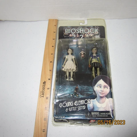 Brand New Young Eleanor & Little Sister Bioshock 2 Figures NECA 2010 Take Two Cover