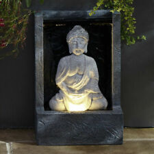 Blossoming Buddha Water Feature With Lights