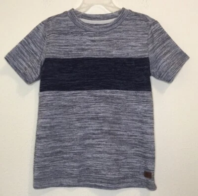 Camiseta 7 For All Mankind Gris Y Azul Niño Pequeña Foto 1 de 4