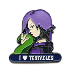 I love Tentacles Pin Metal Enamel Zone Archive Sexy Tentacle toy Hentai Parody