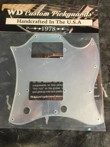 Chrome Mirror Acrylic Pickguard for Gibson SG Standard Full Face Made in USA  - Picture 1 of 11