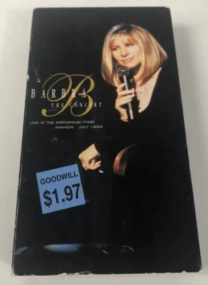 Barbra Streisand - Barbra The Concert (VHS, 1994) PRE OWNED GOOD CONDITION Foto 1 de 4