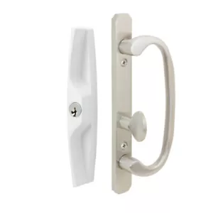 Manija de puerta deslizante de patio de latón liso de repuesto con tirón - cerradura disponible - Imagen 1 de 10