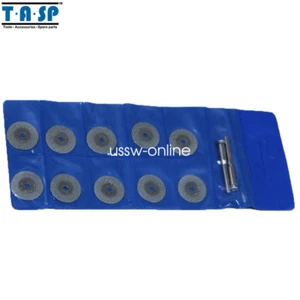 10PC Diamond Cutting Disc 25mm for Dremel Tipped Abrasive Rotary Tools - Picture 1 of 5