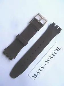 Swatch + Band Silicone + New Gent +ASUOC703 Cacao Rebel / New - Picture 1 of 1