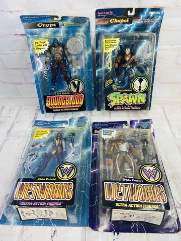 McFarlane Toys Spawn Youngblood LOT OF 4 CHAPEL 6" Ultra Action Figure Deluxe Cover