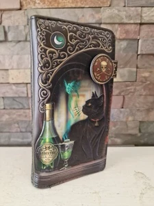 Nemesis Now - Lisa Parker Absinthe Black Cat Embossed Wallet Purse - NEW. - Picture 1 of 3