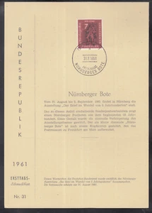 DE 94 ) herrlicher Privat ETB Nürnberger Bote / Verlag  P. W. Joppen 1961 - Bild 1 von 1