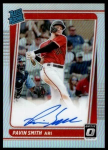 2021 Donruss Optic Rated Rookie Signatures Pavin Smith Auto Arizona Diamondbacks - Picture 1 of 2