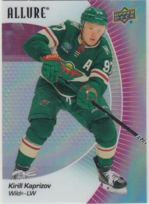 2023-24 Upper Deck Allure Parallel Pink Lemonade KIRILL KAPRIZOV #25 Wild - Image 1 of 2