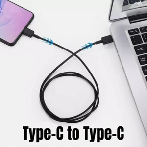 6FT Fast Charging Cable Cord Type-C to Type-C Charger Cable For Samsung S22 S23 - Picture 1 of 8