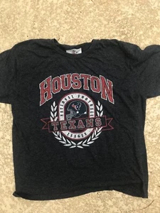Official Houston Texans Crest T-Shirt Shirt XL Extra Large T Tee Retro Logo NFL - Bild 1 von 3
