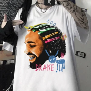 Vintage Rapper Drake for All The Dogs T Shirt Men's Women Fashion Hip Hop T-Shir - Picture 1 of 70