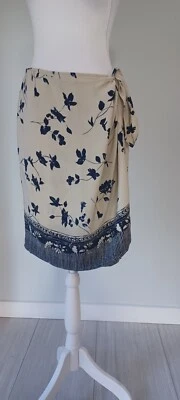 Falda de seda Dana Buchman talla 10 excelente estado  Foto 1 de 4