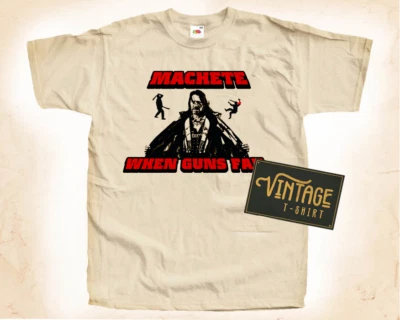 Machete Kills V12 T Shirt TeeMovie Poster Vintage Naturale Taglie S - 5XL - Immagine 1 di 2