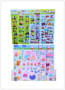 5x Kinder Autos Transport 3D geschwollen WIEDERVERWENDBAR Aufkleber Party Tasche Füllstoffe Jungen Mädchen - Bild 1 von 19