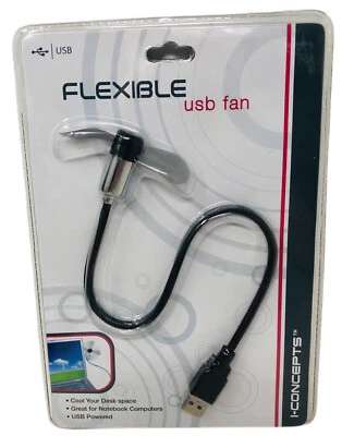 Flexible USB Fan Notebook Computers USB Powered I-Concepts - Image 1 of 4