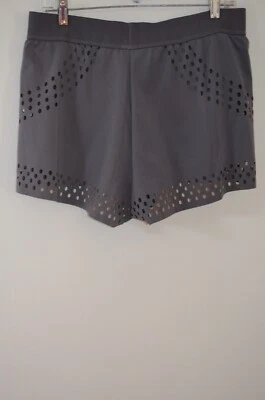 Pantalones Cortos Stella McCartney Gris 88% Poliéster/12% Elastano Perforados Talla L Foto 1 de 4