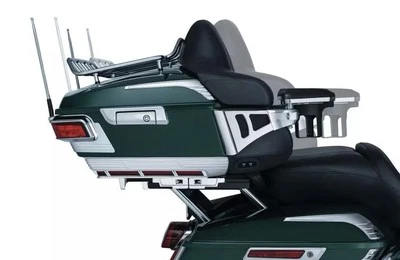 Kuryakyn Quick-Adjustable Tour-Pak Relocator 14-23 Harley Touring Chrome - Image 1 of 4