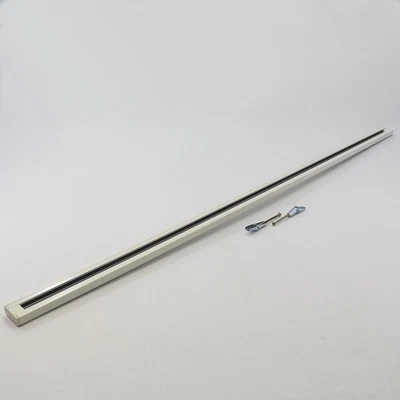 Halo Track Lighting 4' White Surface Mount Dead-End Fitting LZR104P - Image 1 of 4