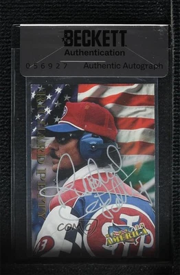 BAS 1996 Maxx Made in America Richard Petty #43 Beckett Auth Sticker Auto HOF - Image 1 of 2