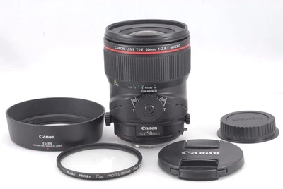 Canon TS-E 50mm F/2.8 L Macro  Tilt-Shift Lens with Hood - Image 1 of 4