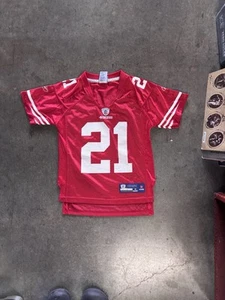 Frank Gore 21 ; Kids Red Football Jersey, Size Small (8) - Picture 1 of 4