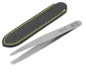 d404 - Diabetiker Sicherheit Augenbrauen Pinzette FINOX® Chirurgenstahl abgerundete Haarentfernung - Bild 1 von 5