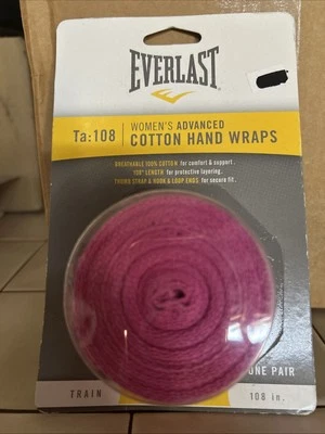 Everlast Classic Advanced Hand Wraps Pink 108 Inches Boxing Fitness MMA Training - Image 1 of 2