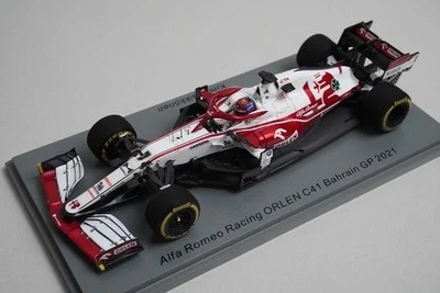 1:43 SPARK S7662 Alfa Romeo Racing ORLEN C41 Bahrain GP K.Raikkonen 2021 #7 - Image 1 of 4