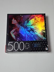 MB 500 Piece Foil Fairy Puzzle Equinox 24" X 18" New Factory Sealed - Picture 1 of 4